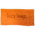 Orange 28"x58" Economy Terry Velour Beach Towel/ 8.5 Lbs per Dz.